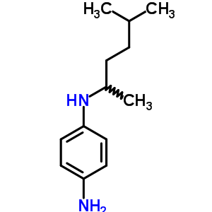 1,4-Benzenediamine, n-(1,4-dimethylpentyl)- Structure,63302-43-2Structure