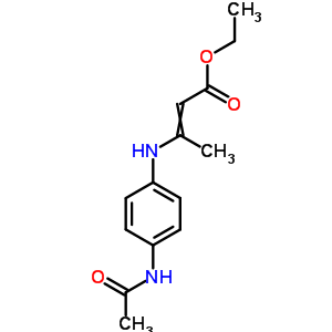 Ethyl 3-(p-acetamidoanilino)crotonate Structure,63304-45-0Structure