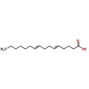 5,9-Hexadecadienoic acid Structure,63317-99-7Structure