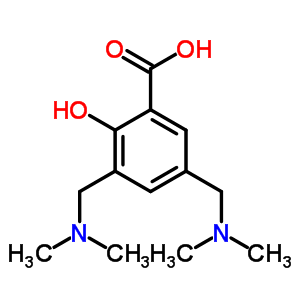 3,5-Bis(dimethylaminomethyl)-2-hydroxy-benzoic acid Structure,6333-23-9Structure