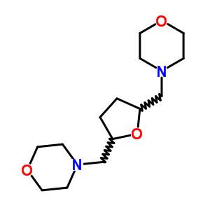 4-[[5-(Morpholin-4-ylmethyl)oxolan-2-yl]methyl]morpholine Structure,6333-25-1Structure