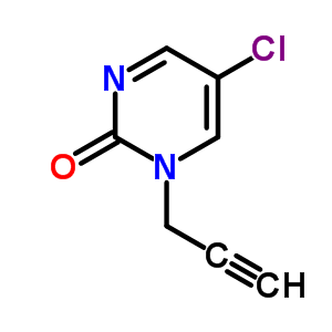 1-Propargyl-5-chloropyrimidin-2-one Structure,63331-26-0Structure