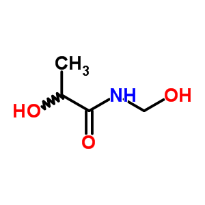 Propanamide, 2-hydroxy-n-(hydroxymethyl)-(9ci) Structure,6336-49-8Structure