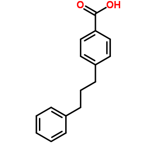 Benzoic acid,4-(3-phenylpropyl)- Structure,6337-66-2Structure