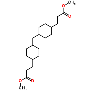 Methyl 3-[4-[[4-(2-methoxycarbonylethyl)cyclohexyl]methyl]cyclohexyl]propanoate Structure,6337-77-5Structure