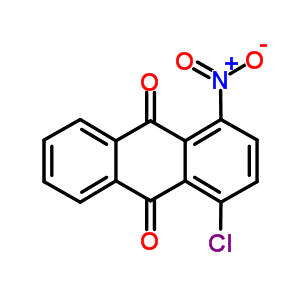 9,10-Anthracenedione, 1-chloro-4-nitro- Structure,6337-82-2Structure