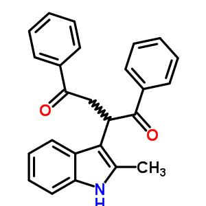 2-(2-Methyl-1h-indol-3-yl)-1,4-diphenyl-butane-1,4-dione Structure,6339-47-5Structure