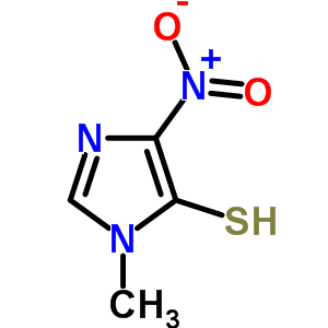 1H-imidazole-5-thiol,1-methyl-4-nitro- Structure,6339-54-4Structure