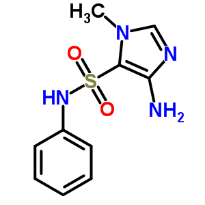 5-Amino-3-methyl-n-phenyl-imidazole-4-sulfonamide Structure,6339-63-5Structure