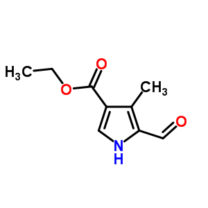 5-Formyl-4-methyl-1h-pyrrole-3-carboxylic acid ethyl ester Structure,6339-66-8Structure