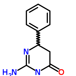 2-Amino-6-phenyl-5,6-dihydropyrimidin-4(3h)-one Structure,6340-72-3Structure