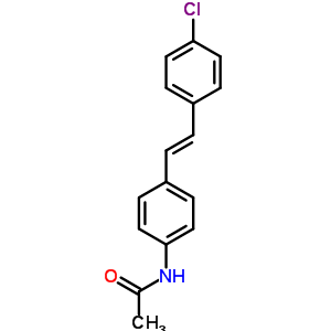 N-[4-[(e)-2-(4-chlorophenyl)ethenyl ]phenyl ]acetamide Structure,63407-59-0Structure