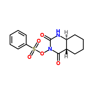 (4As,8as)-3-((phenylsulfonyl)oxy)hexahydroquinazoline-2,4(1h,3h)-dione Structure,6341-50-0Structure