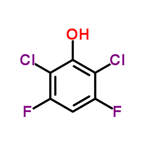 2,6-Dichloro-3,5-difluorophenol Structure,63418-08-6Structure