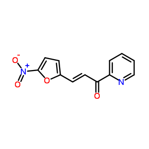 3-(5-Nitro-2-furyl)-1-(2-pyridyl)-2-propen-1-one Structure,63421-92-1Structure