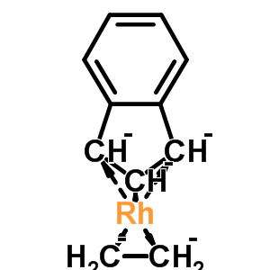 Bis(ethylene)-indenyl-rhodium Structure,63428-46-6Structure