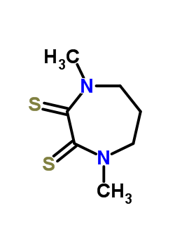 1,4-Dimethyl-perhydro-1,4-diazepine-2,3-dithione Structure,63434-97-9Structure