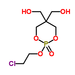 2-(2-Chloroethoxy)-1,3,2-dioxaphosphorinane-5,5-dimethanol 2-oxide Structure,63451-43-4Structure