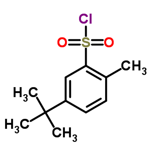 5-Tert-Butyl-2-methyl-benzenesulfonyl chloride Structure,63452-62-0Structure