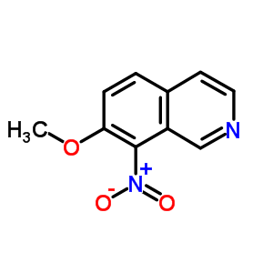 7-Methoxy-8-nitroisoquinoline Structure,63485-75-6Structure