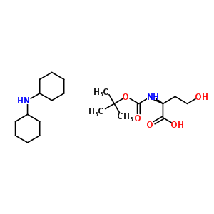 N-tert-butoxycarbonyl-l-homoserine dicyclohexylammonium salt Structure,63491-82-7Structure