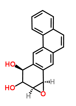 (1Aalpha,7alpha,3beta,11balpha)-1a,2,3,11b-tetrahydro-benz(5,6)anthra(1,2-b)oxirene-2,3-diol Structure,63493-02-7Structure