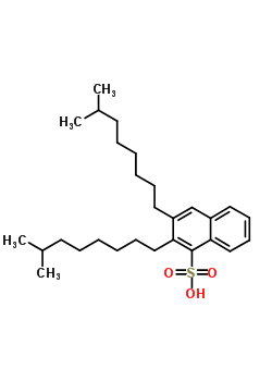 Naphthalenesulfonic acid,diisononyl- Structure,63512-65-2Structure