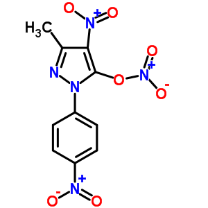 3-Methyl-4-nitro-1-(4-nitrophenyl)-1h-pyrazol-5-ol nitrate Structure,63549-41-7Structure