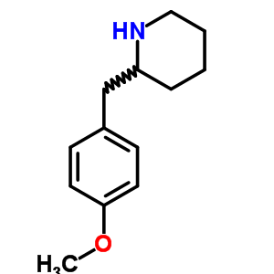 2-(4-Methoxybenzyl)piperidine Structure,63587-60-0Structure