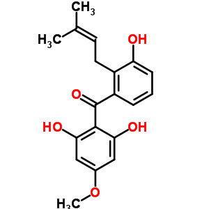 2,3’,6-Trihydroxy-4-methoxy-2’-(3-methyl-2-butenyl)benzophenone Structure,63596-94-1Structure