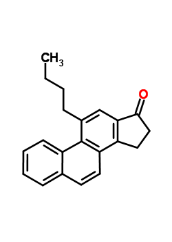 11-Butyl-15,16-dihydrocyclopenta[a]phenanthren-17-one Structure,63642-51-3Structure