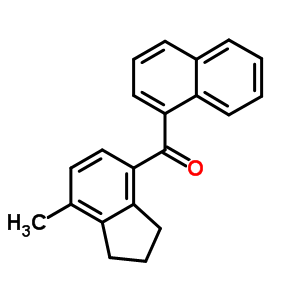 7-Methylindan-4-yl 1-naphthyl ketone Structure,63665-87-2Structure