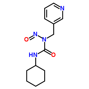 3-Cyclohexyl-1-nitroso-1-(pyridin-3-ylmethyl)urea Structure,63712-99-2Structure