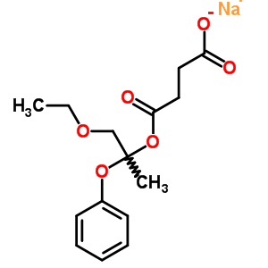 4-(2-Ethoxy-1-methyl-1-phenoxyethoxy)-4-oxobutyric acid Structure,63716-11-0Structure