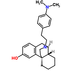 (-)-17-(P-dimethylaminophenethyl)morphinan-3-ol Structure,63732-69-4Structure