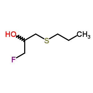 1-Fluoro-3-(propylthio)-2-propanol Structure,63744-56-9Structure