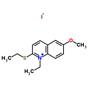 1-Ethyl-2-ethylthio-6-methoxyquinolinium iodide Structure,63816-13-7Structure