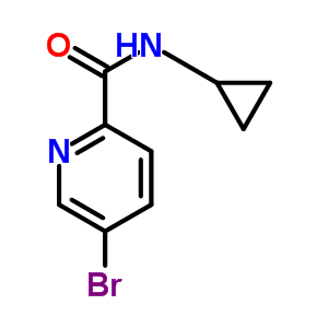 N-cyclopropyl 5-bromopicolinamide Structure,638219-77-9Structure