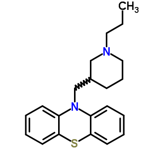 10-[(1-Propyl-3-piperidinyl)methyl ]-10h-phenothiazine Structure,63834-17-3Structure