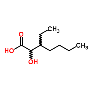 3-Ethyl-2-hydroxyheptanoic acid Structure,63834-30-0Structure