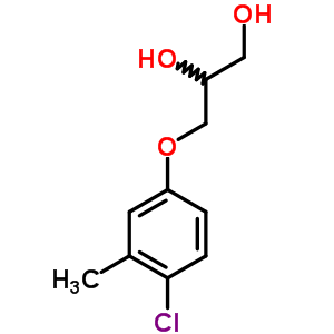 3-(4-Chloro-m-tolyloxy)-1,2-propanediol Structure,63834-73-1Structure