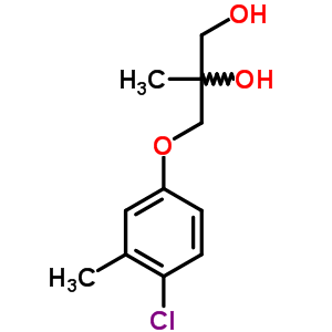 3-(4-Chloro-m-tolyloxy)-2-methyl-1,2-propanediol Structure,63834-74-2Structure