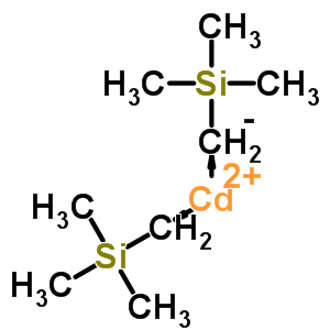 Bis(trimethylsilyl)methyl]-cadmium Structure,63835-91-6Structure