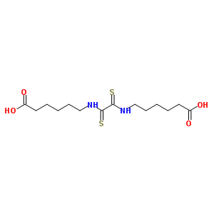 N,n’-bis(5-carboxypentyl)ethanebisthioamide Structure,63867-35-6Structure