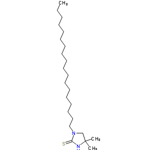 4,4-Dimethyl-1-octadecyl-2-imidazolidinethione Structure,63869-16-9Structure