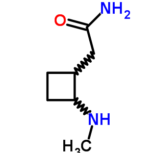 2-(Methylamino)-1-cyclobutaneacetamide Structure,63870-04-2Structure