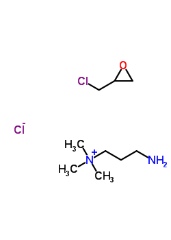 3-Amino-n,n,n-trimethyl-1-propanaminium chloride polymer with (chloromethyl)oxirane Structure,63870-25-7Structure