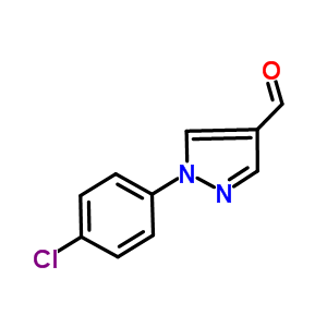 1-(4-Chlorophenyl)-1H-pyrazole-4-carbaldehyde Structure,63874-99-7Structure