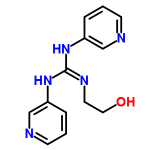 1,3-Bis(3-pyridyl)-2-(2-hydroxyethyl)guanidine Structure,63885-21-2Structure