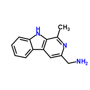 1-Methyl-9h-pyrido[3,4-b]indole-3-methanamine Structure,63885-91-6Structure